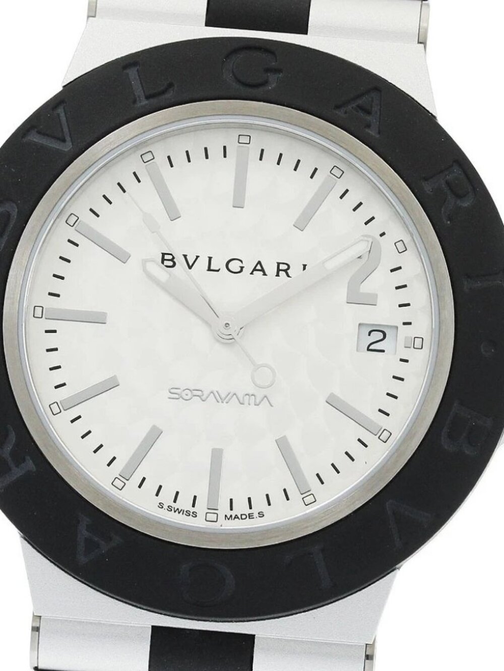 BVLGARI Aluminum Hajime Sorayama BB40AT/103703 Limited Automatic Men's_952631
